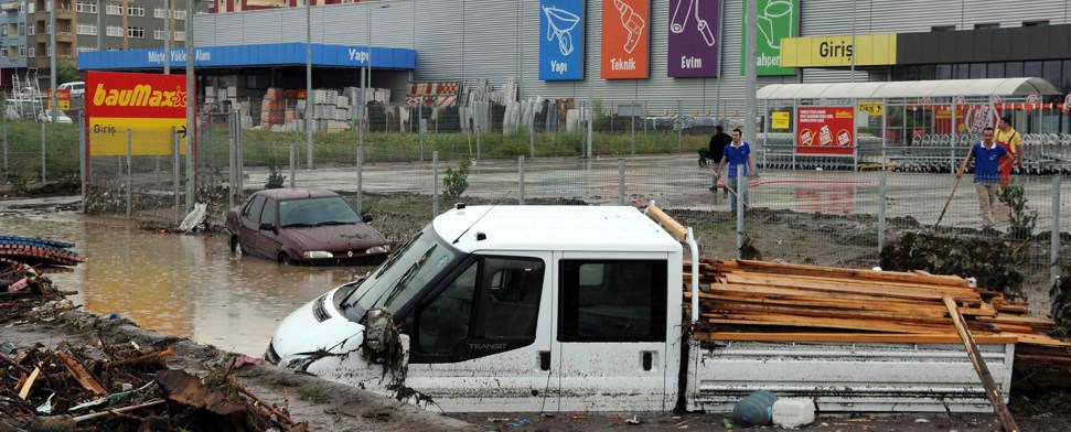 Schwere Fluten in Samsun