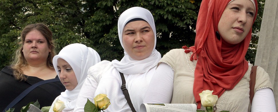 Gedenken an die Opfer von Srebrenica