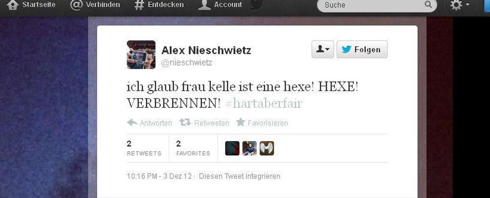 Hexenverbrennung wieder in?