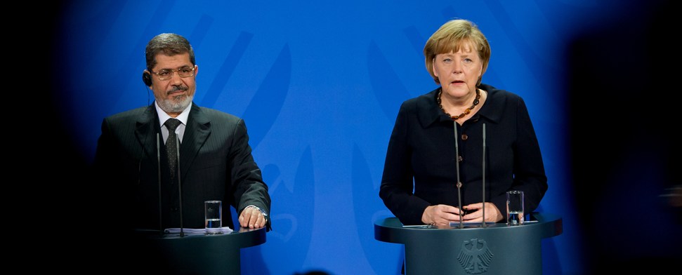 Kurzbesuch in Berlin: Mursi verspricht Rechtsstaat