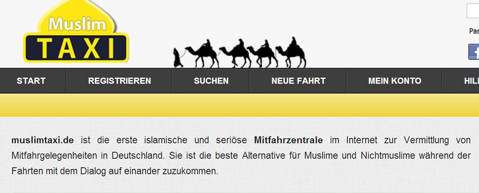 Die Alternative zur Mitfahrgelegenheit: „Muslim-Taxi“