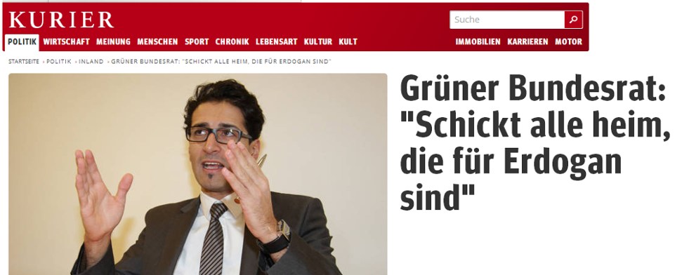 Österreichischer Grünen-Politiker will Erdoğan-Anhänger ausweisen