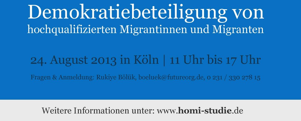 Umfassende Studienreihe zu hochqualifizierten Migranten geplant