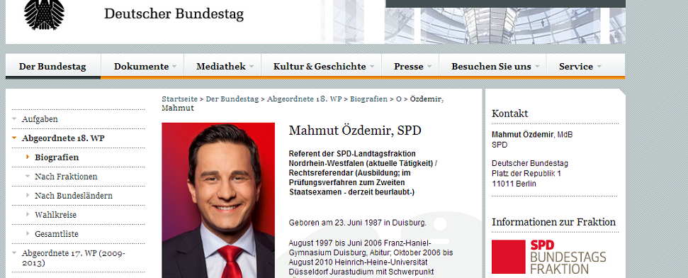 Zwei Mal Özdemir im Bundestag