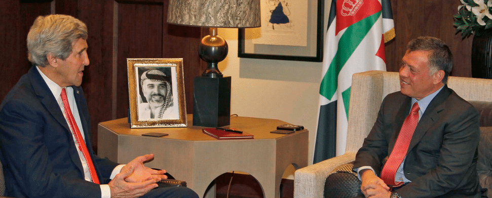 Kerry reist optimistisch nach Jordanien