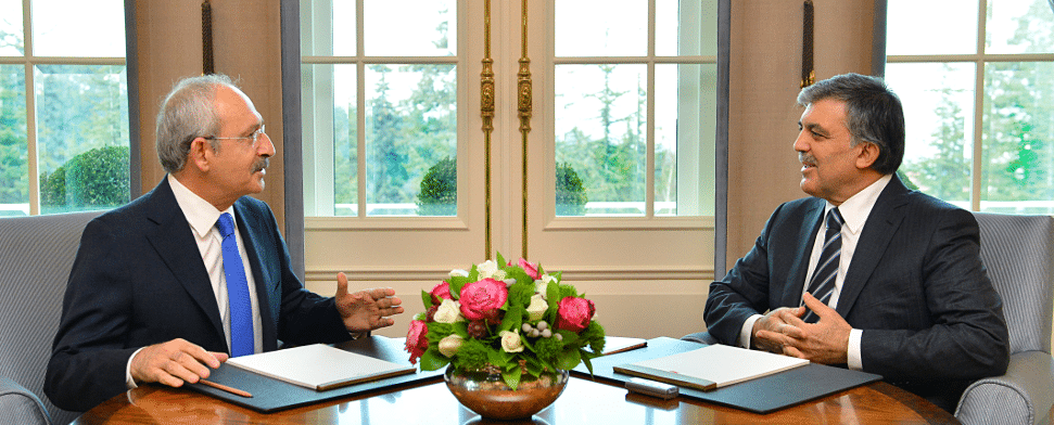 Staatspräsident Gül empfängt Oppositionsführer