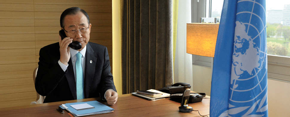 Ban Ki-moon bittet Erdoğan um türkische Truppen