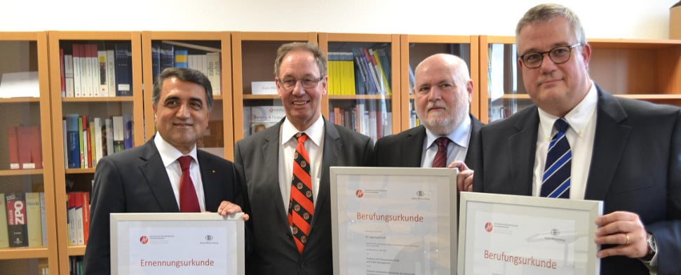 Vom Hilfsarbeiter zum Ehrensenator einer Management-Hochschule