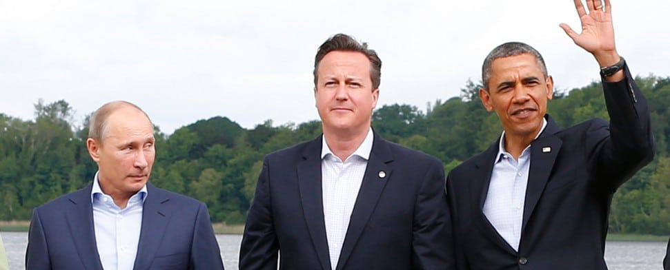 Obama und Cameron: Kampfansage an IS und Putin