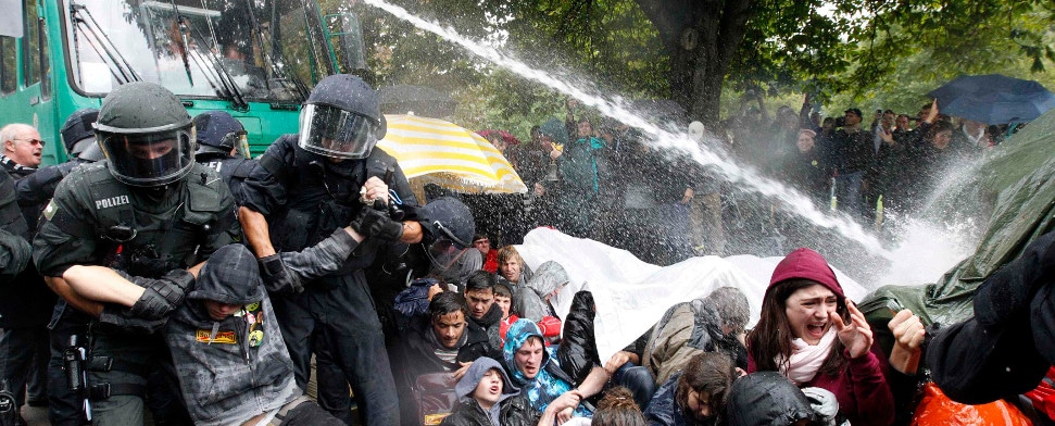 Härte gegen Demonstranten: Türkei sieht Deutschland als Vorbild