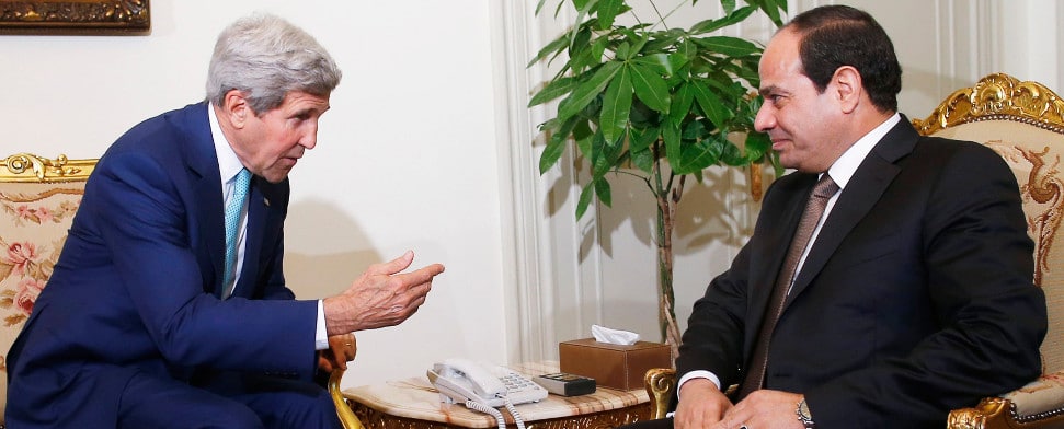 Kerry will Putschisten Sisi zu „signifikanten Reformen“ drängen