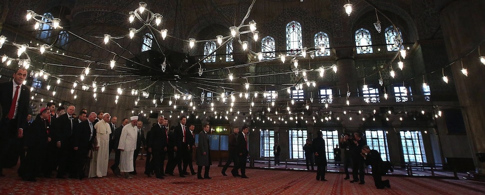 Der Papst in Istanbul: Gebet in Sultan-Ahmet-Moschee
