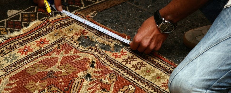 Fünftgrößter Teppich der Türkei ausgestellt