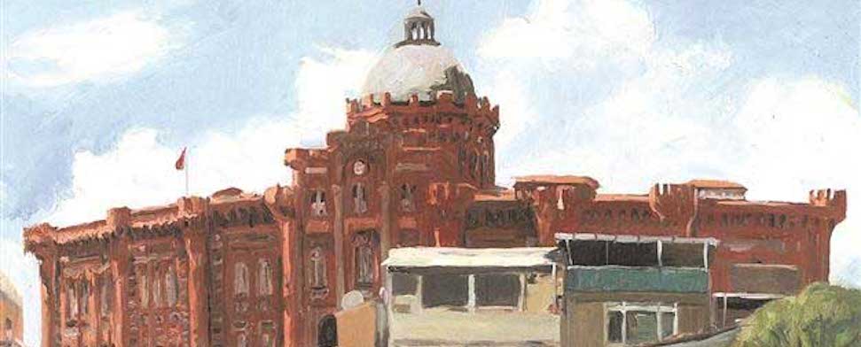 Griechischer Künstler zeigt Leben Istanbuler Einwohner auf Gemälden