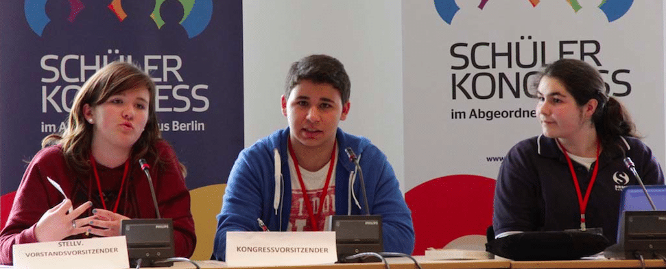 Schülerkongress in Berlin: Zusammentreffen unserer nächsten Politiker?