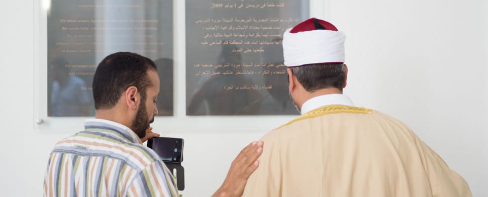 Marwa El-Sherbini Platz offiziell eingeweiht