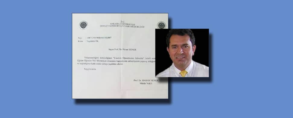 Türkei: Professor bedankt sich bei sich selbst