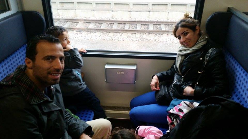 Flüchtlingsfamilie eine Nacht zu Gast bei mir