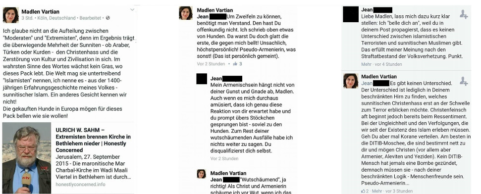 Christlich-Alevitischer Freundeskreis der CDU: Sprecherin Vartian hetzt gegen Sunniten