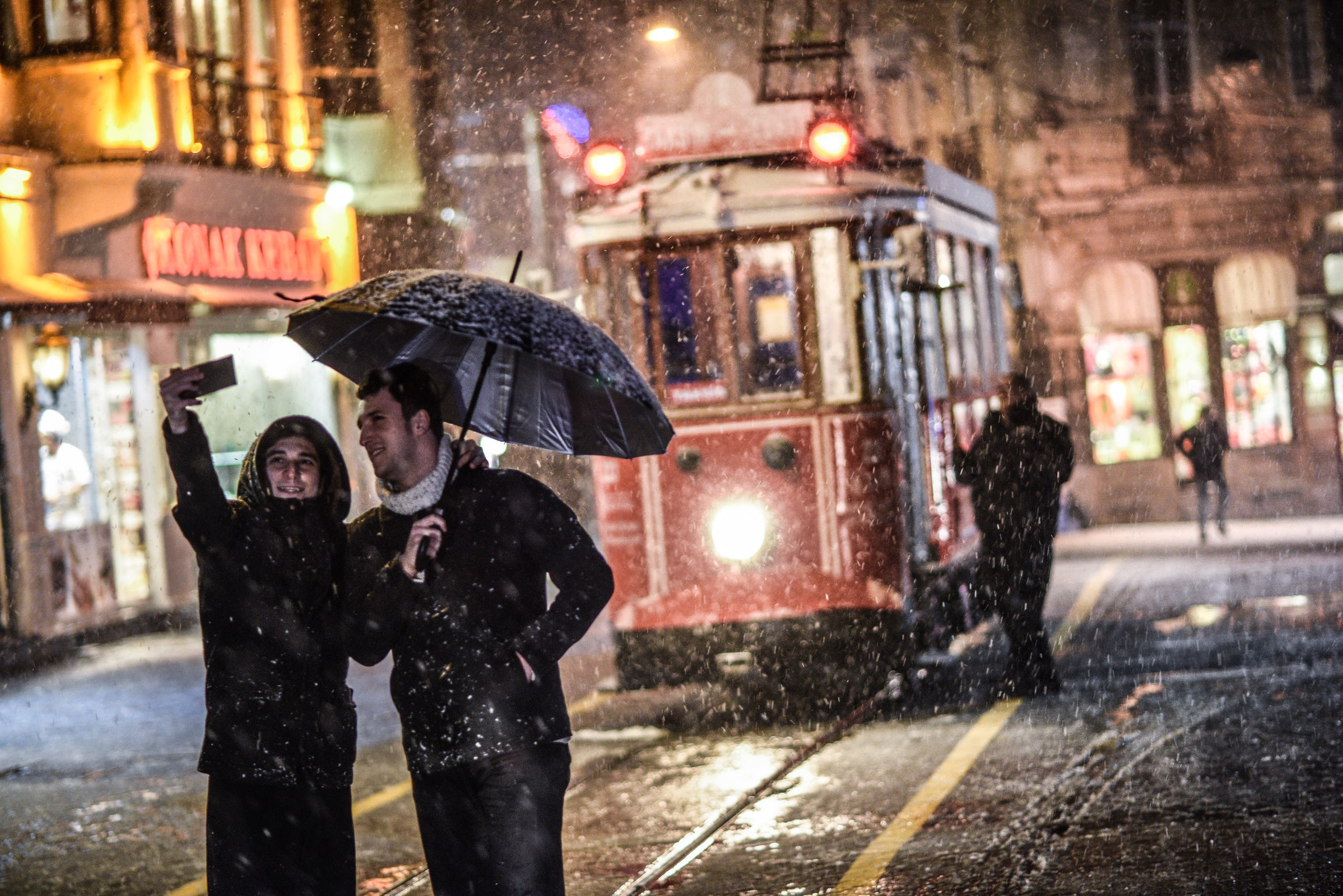 Schneechaos in Istanbul: Winterwunderland am Bosporus