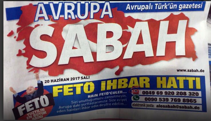 Sabah Denunziations-Hotline wieder da – „Wir haben euch nicht vergessen!“