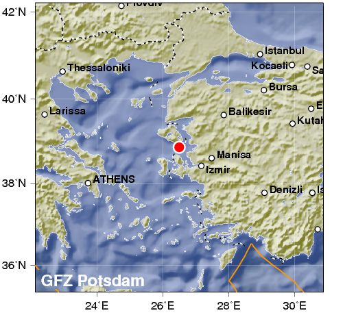 Erneutes Erdbeben vor türkischer Ägaisküste