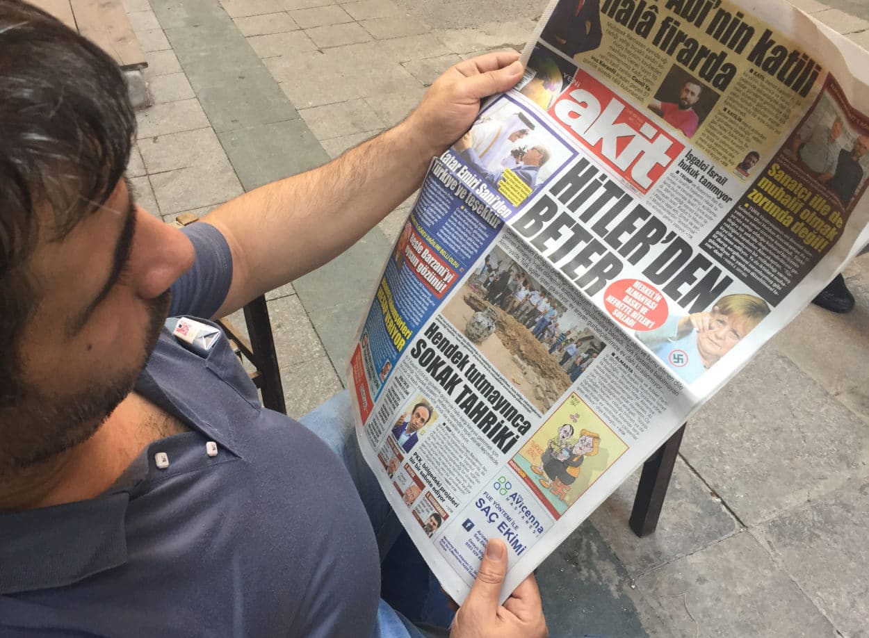 Türkische Zeitung: Merkels Deutschland hat «Hitler überholt»