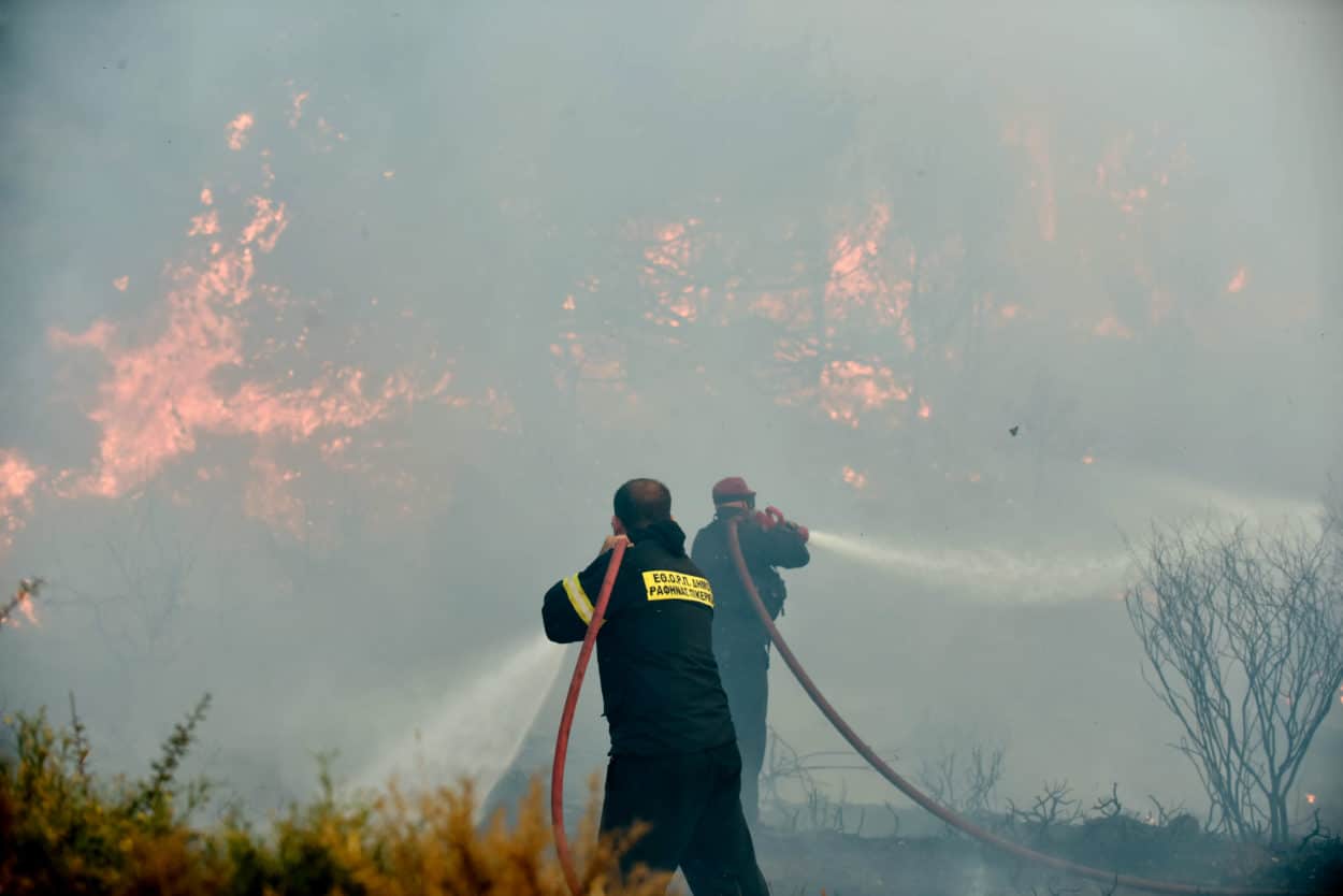 Großbrand wütet im Nordosten Athens – Tausende auf der Flucht