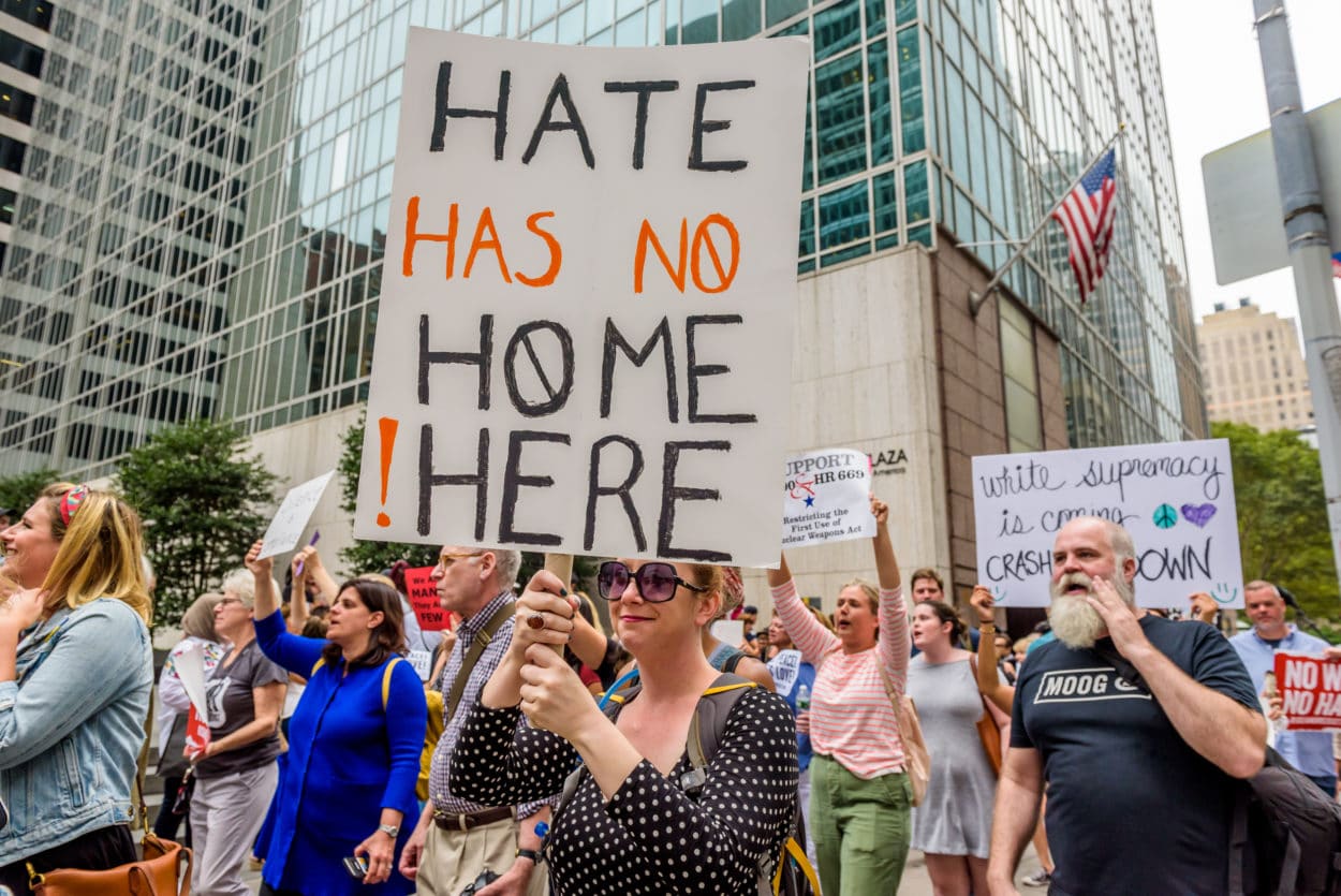 New York: Hunderte protestieren gegen Trump