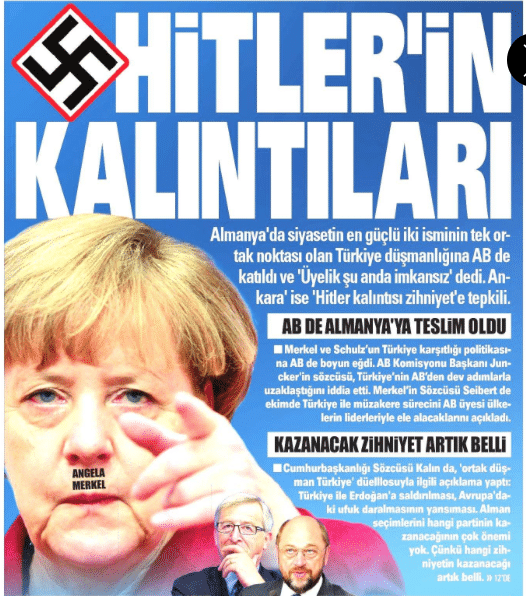 Türkische Zeitung «Akşam» mit Nazivorwürfen – «Hitlers Überbleibsel»