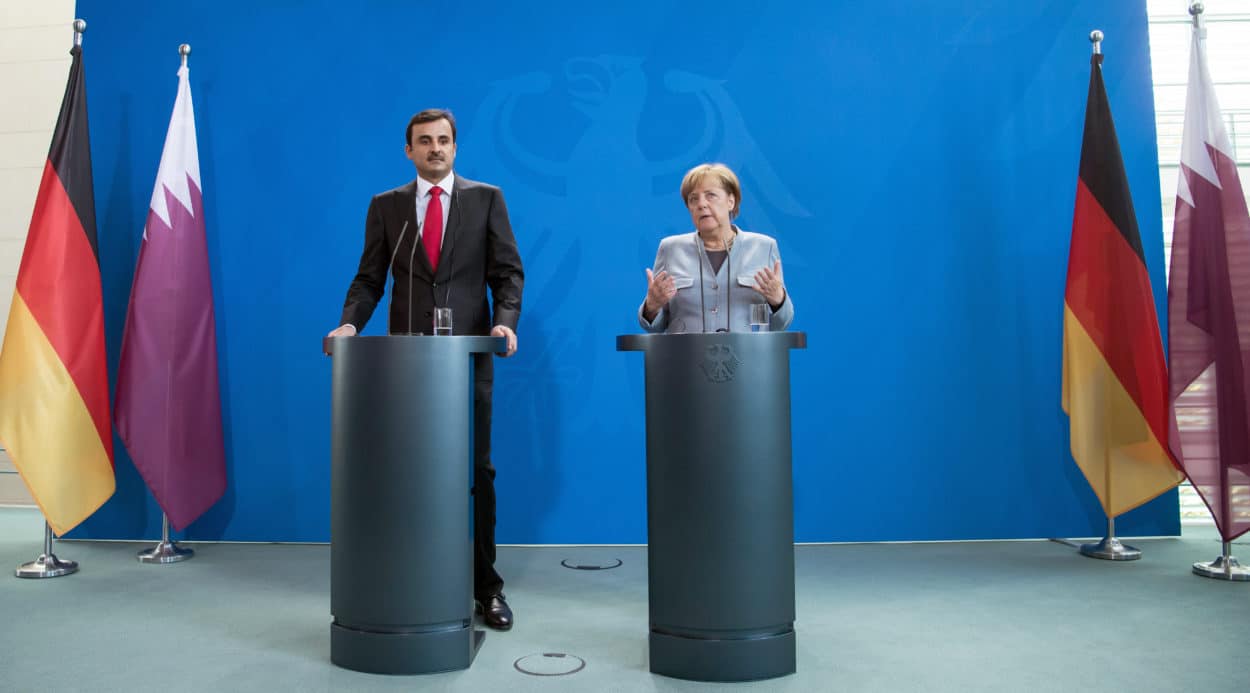 Merkel dringt auf Verhandlungen über Ende der Katar-Blockade