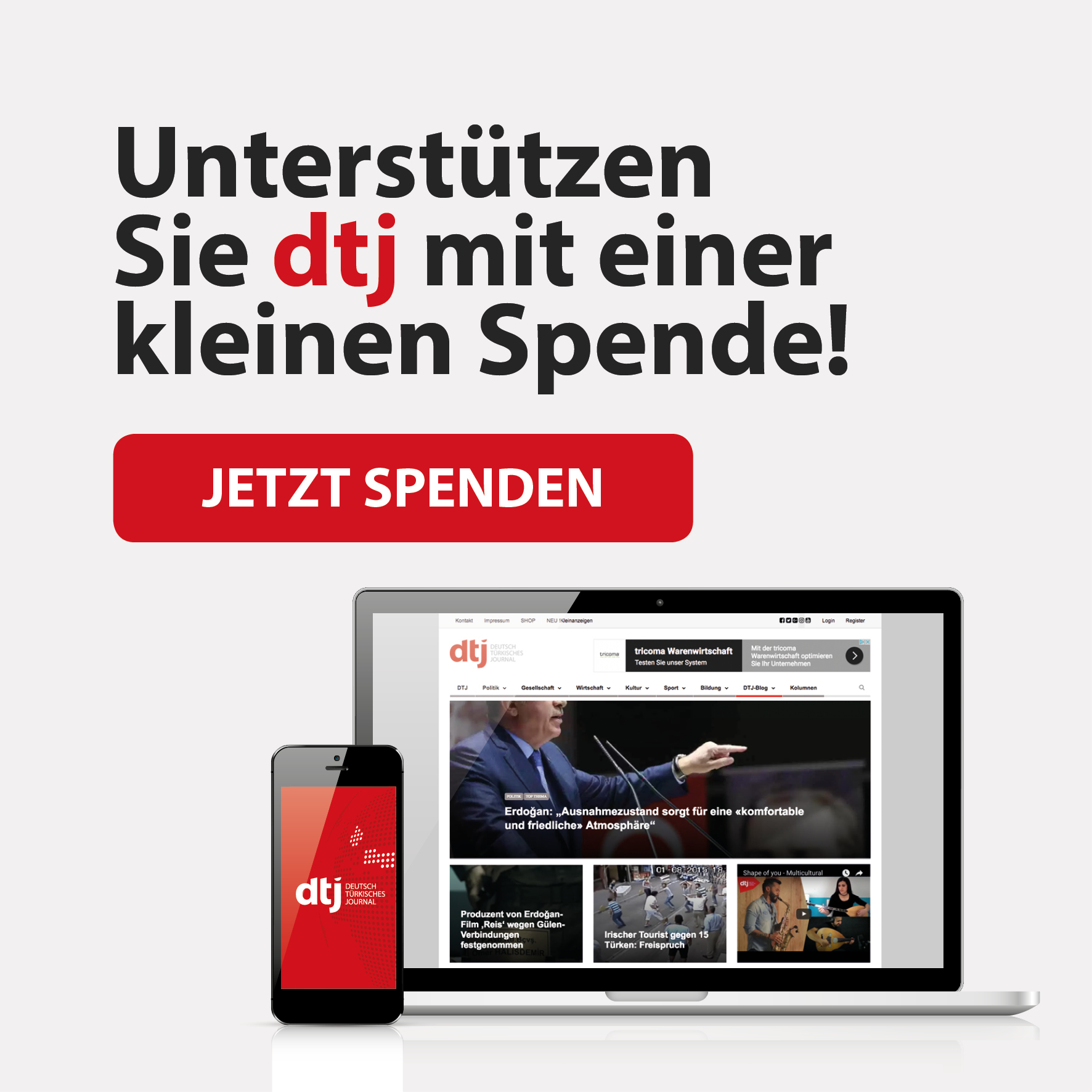 DTJ mit Spenden unterstützen