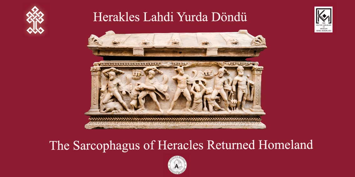 Großer Erfolg für die Türkei: Sarkophag des Herakles aus der Schweiz zurückgeholt!