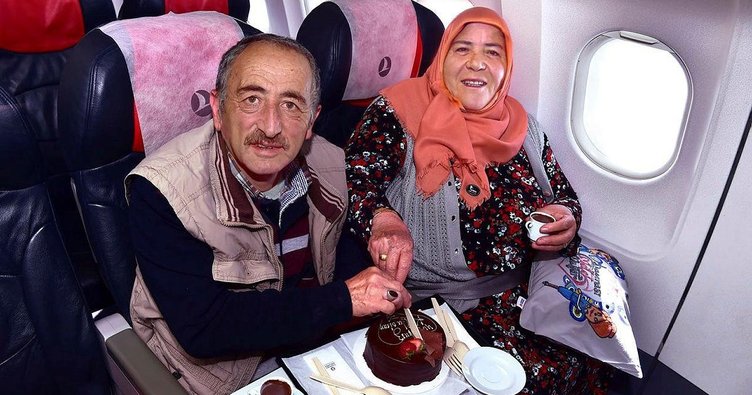 40. Hochzeitstag: Turkish Airlines überrascht Ehepaar in der Luft