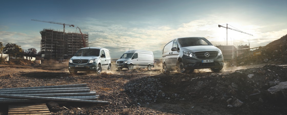 Mercedes-Benz stellt Transporter-Flotte auf E-Mobilität um