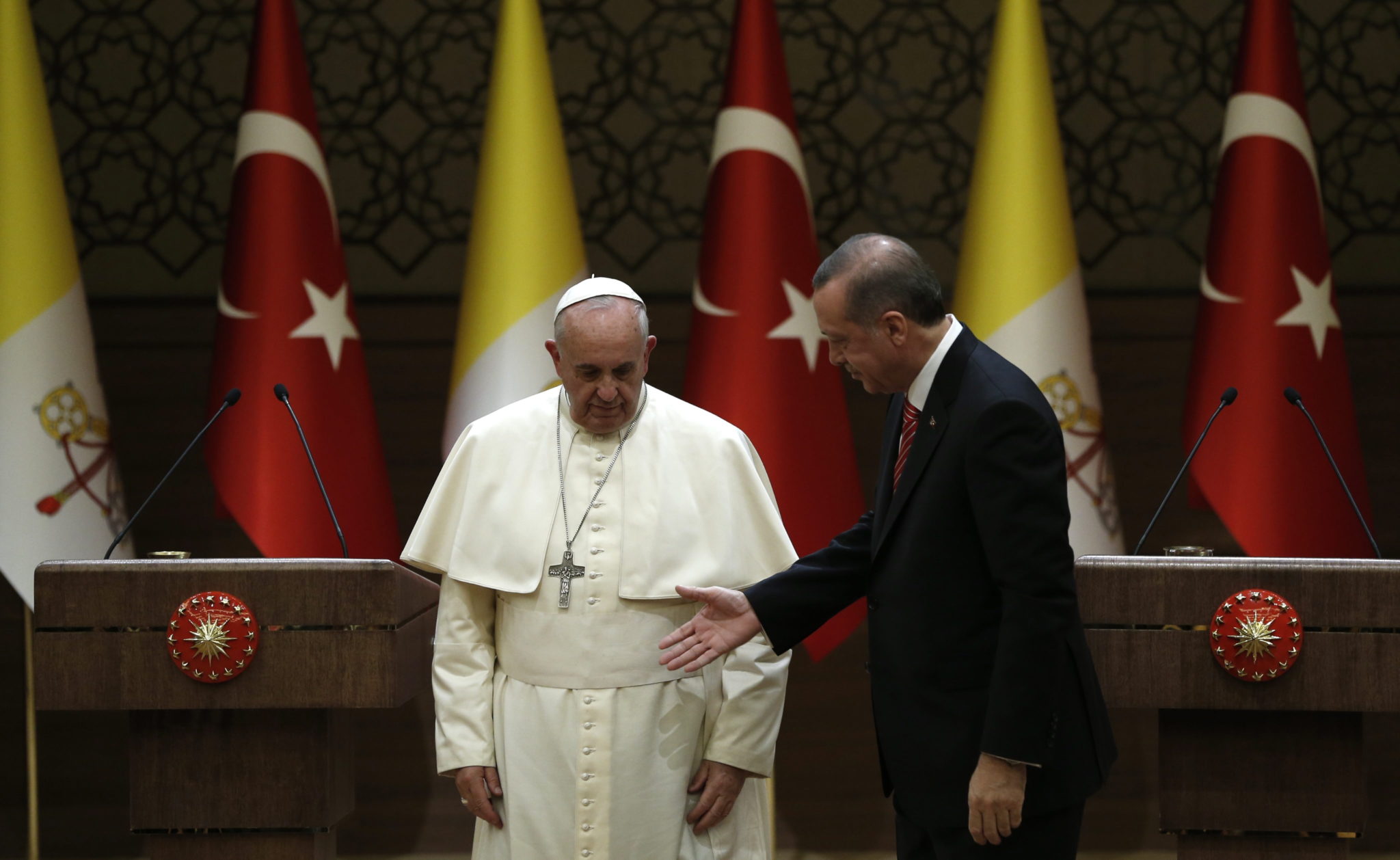 Papst empfängt Erdogan zu Audienz