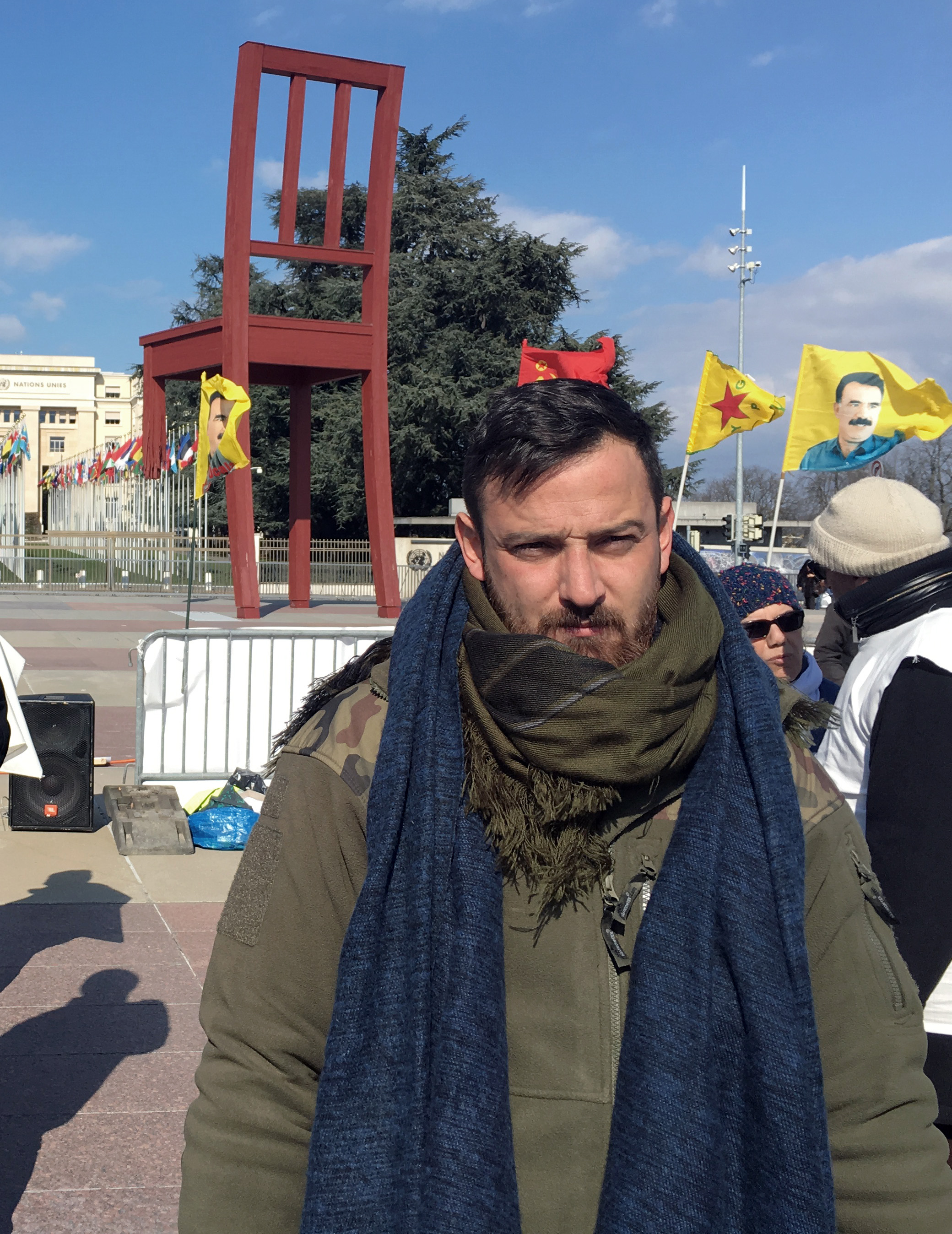 Vor UN-Gebäude: Naki im Hungerstreik wegen Afrin