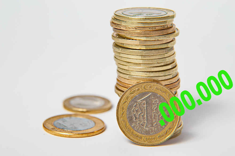 WC in Deutschland fünf Lira