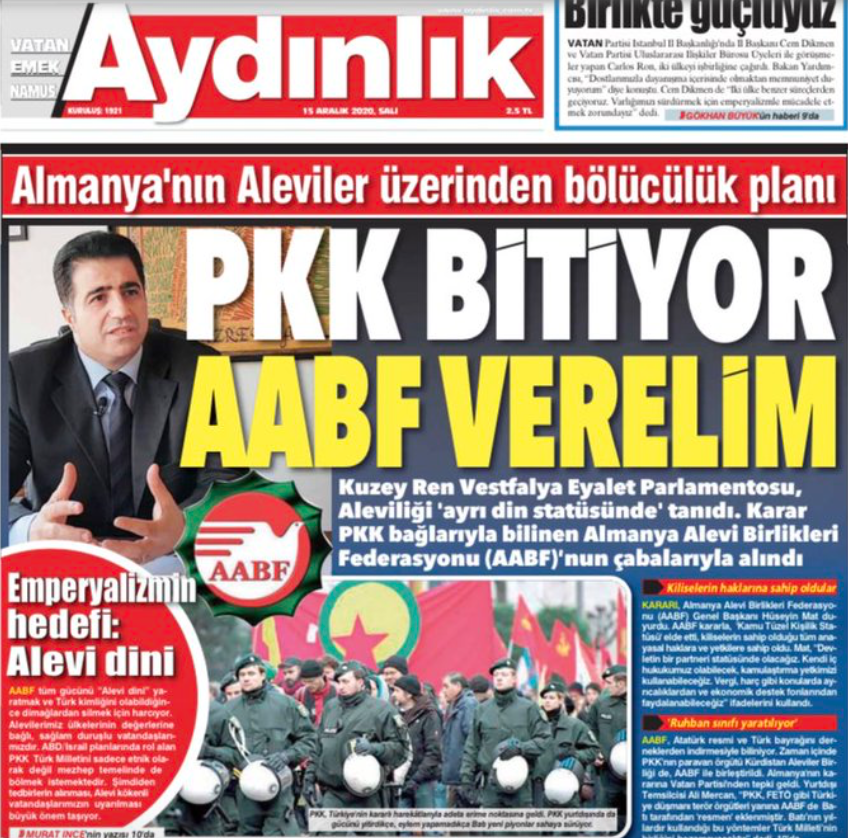 MHP-Chef Bahçeli kritisiert Anerkennung der AABF in Deutschland scharf