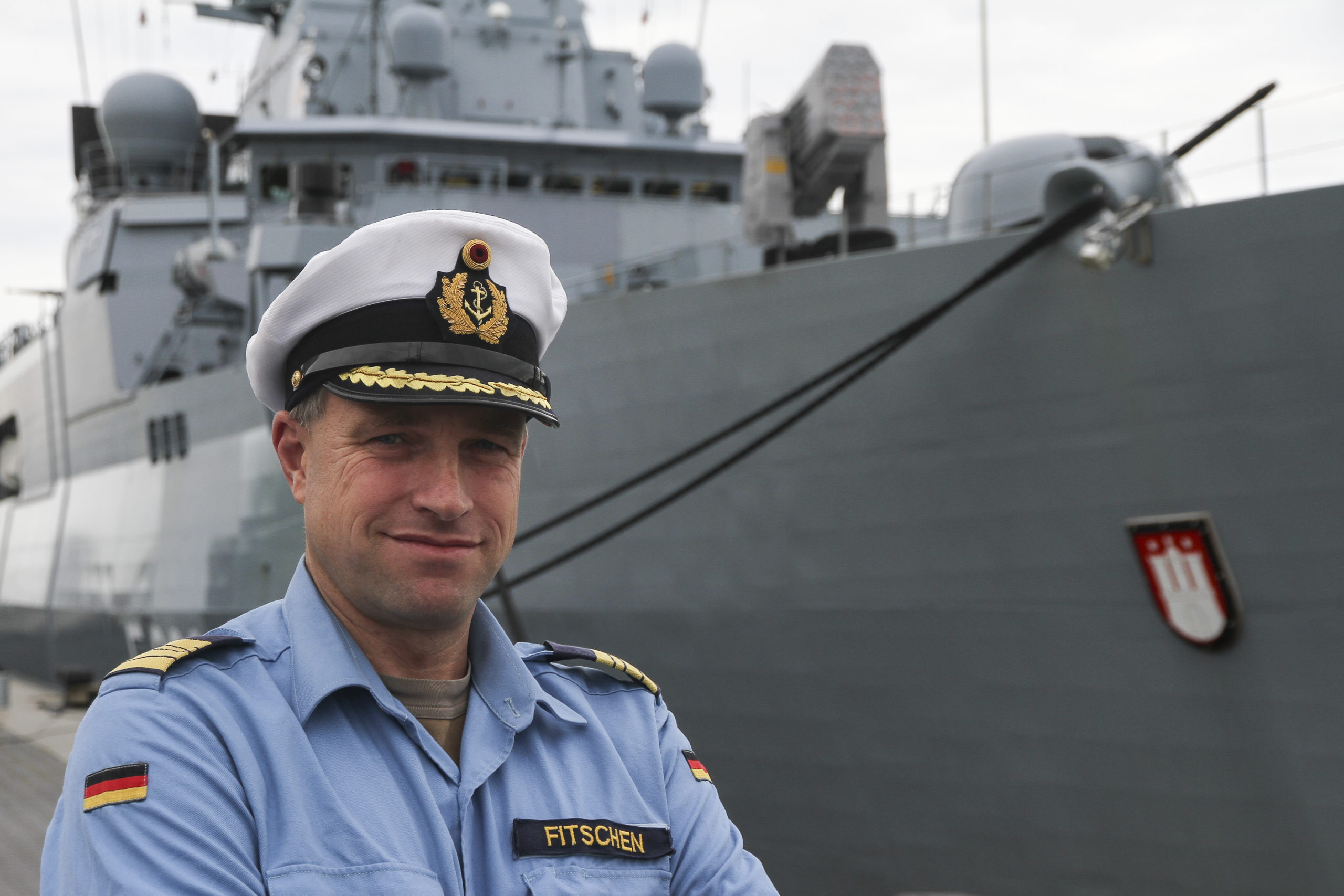 Kapitän der Fregatte Hamburg: „Das war kein freundschaftlicher Besuch“