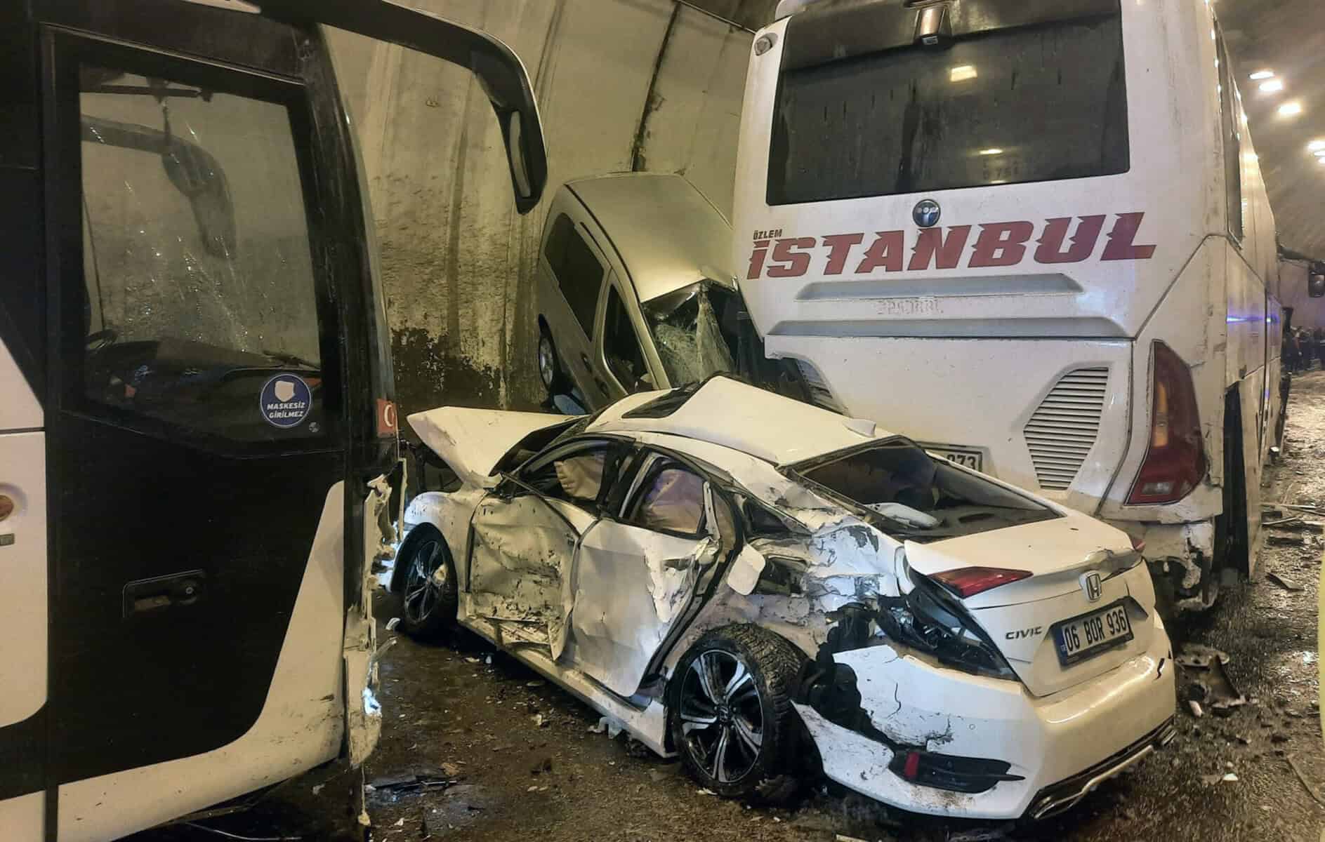 Massenkarambolage in der Türkei mit mindestens 31 Verletzten