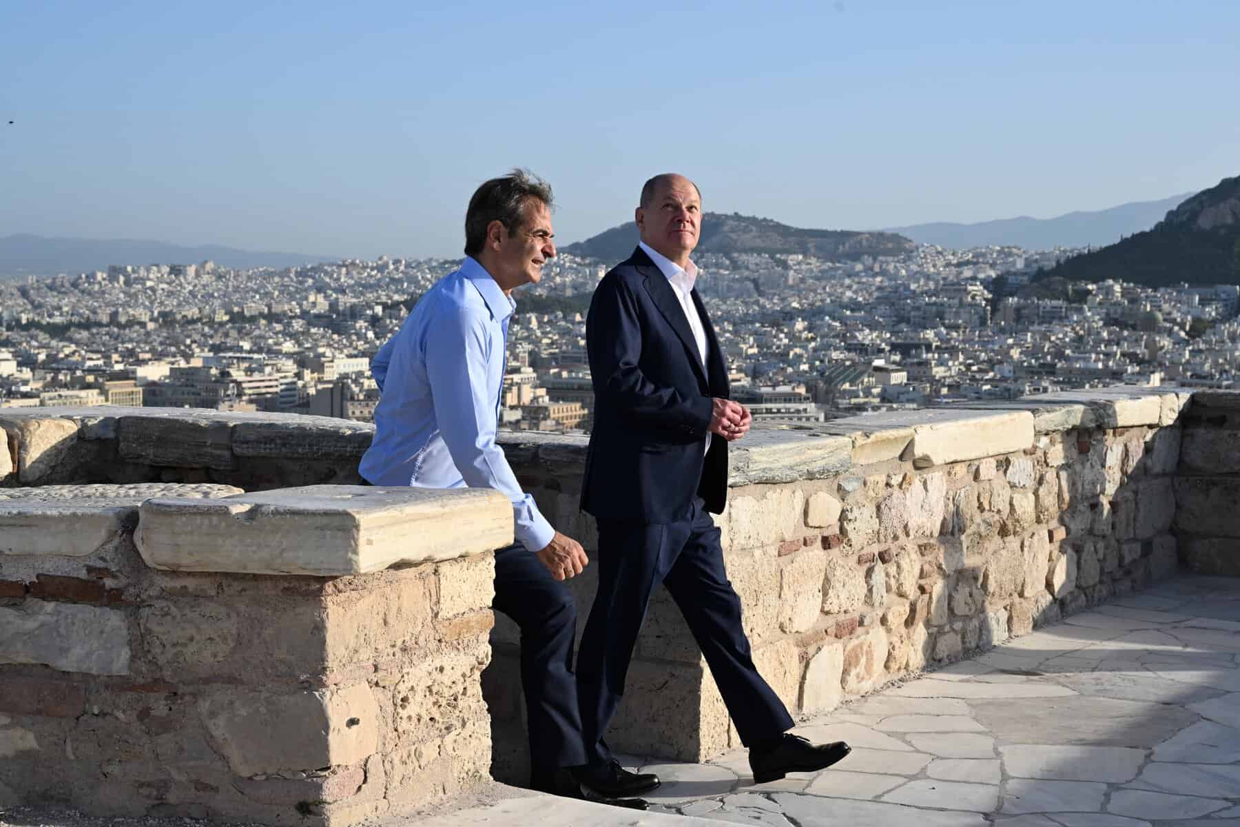 Gegen türkische Drohungen: Scholz nimmt Griechenland in Schutz