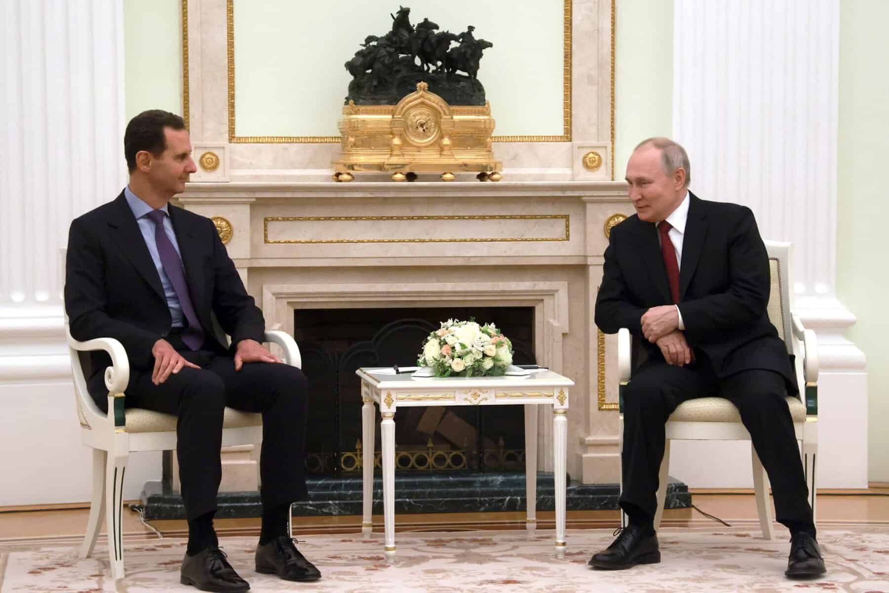 Assad bei Putin: D’accord mit dem Krieg gegen die Ukraine