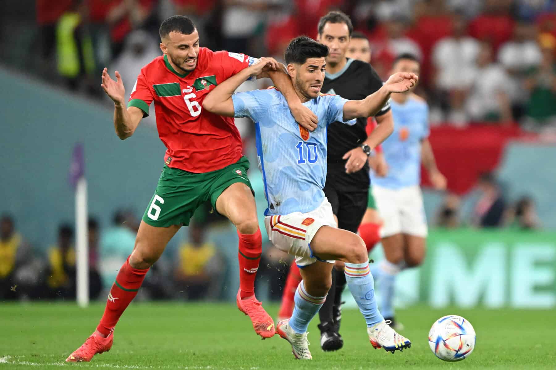 Erstmals im WM-Viertelfinale: Marokko kickt Spanien raus und feiert Palästina