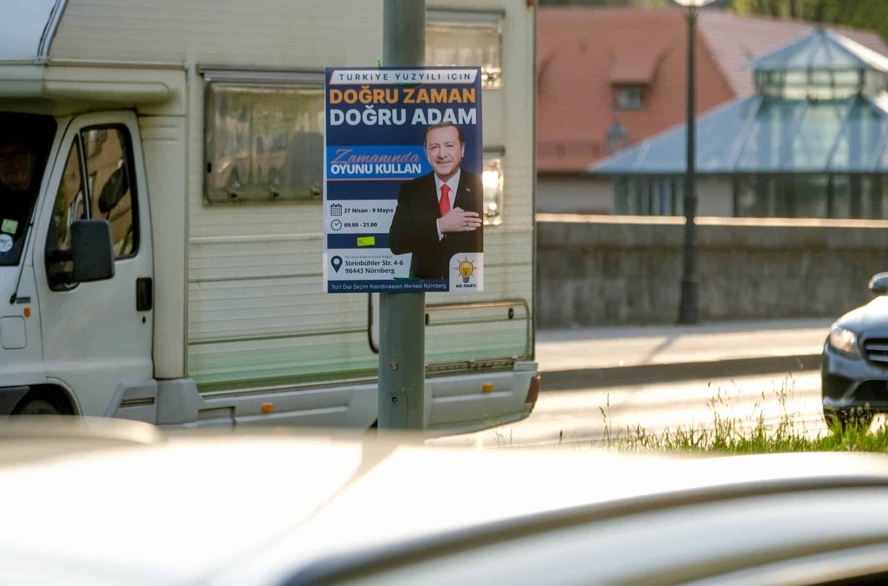 Erdoğan-Plakate in Nürnberg haben ein Nachspiel