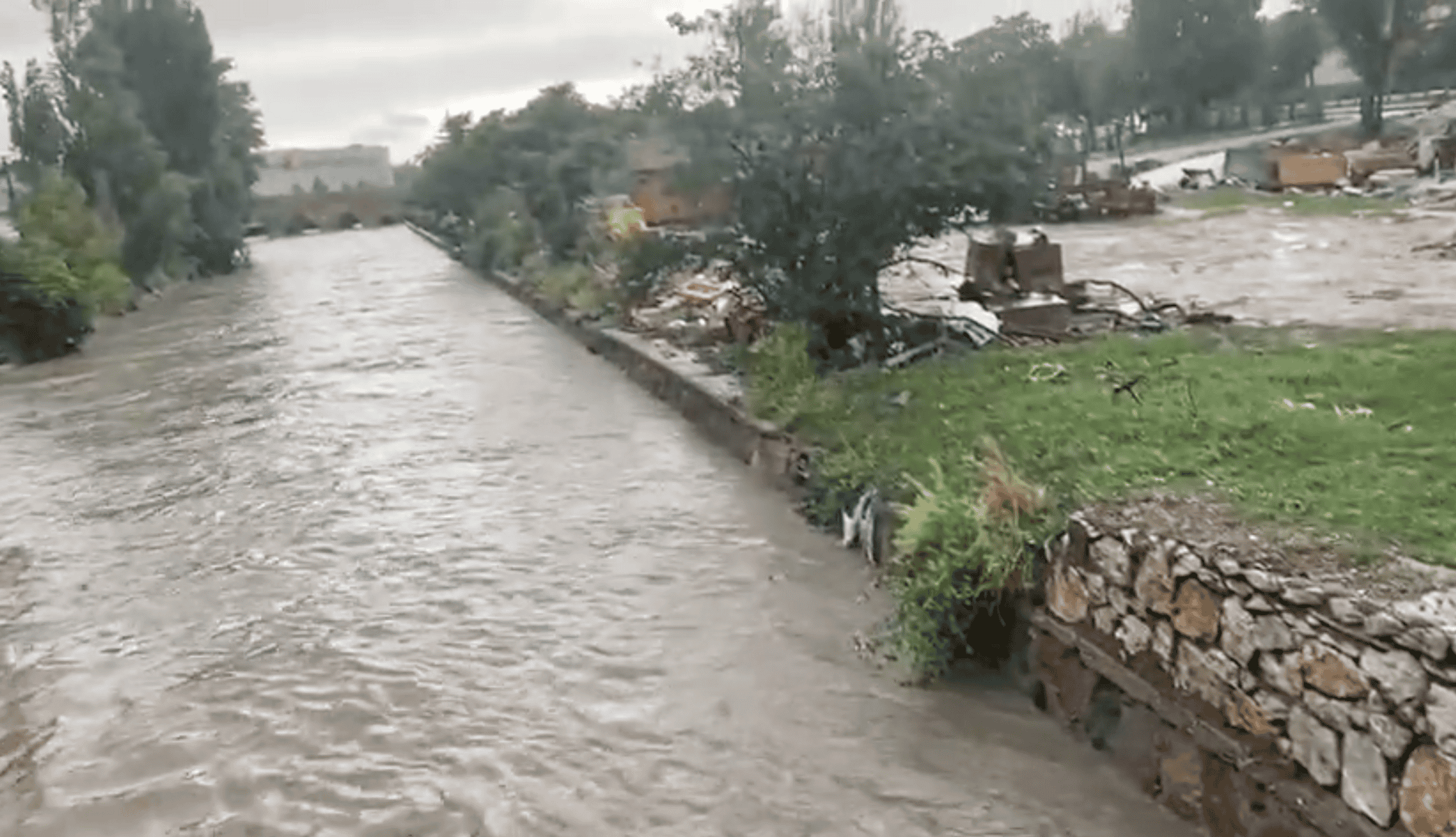 Überschwemmungen nach Starkregen in Ankara
