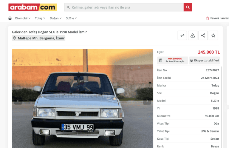 Şahin und Toros: Oldtimer erzielen Höchstpreise in der Türkei