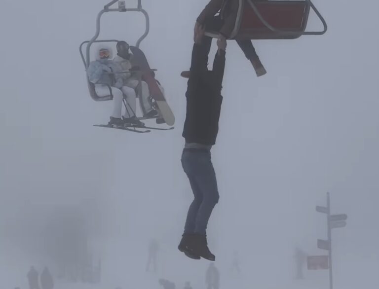 Verzweifelter Überlebenskampf am Uludağ: Mann am Skilift gerettet